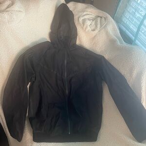 Nike Men's Black Windbreaker Jacket